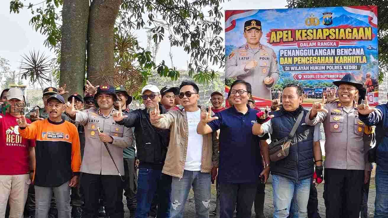 Polres Blitar gelar Apel Kesiapsiagaan Cegah Karhutla di Lereng Gunung Kelud