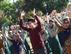 Lustrum ke-7, 1.066 Siswa SMA 7 Purworejo Tampilkan Tari Sapta Gemilang