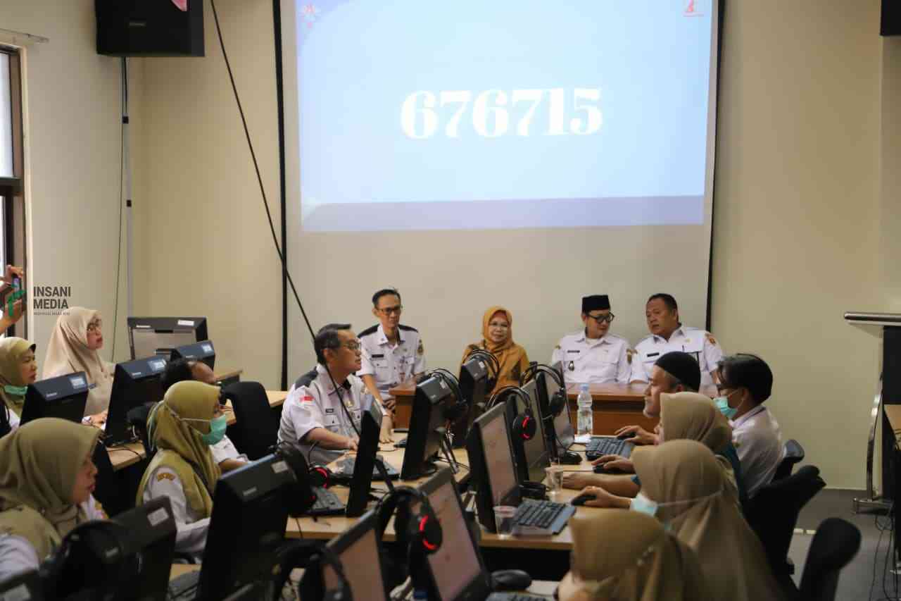 Wakil Bupati Purworejo Dion Agasi Setiabudi SIKom MSi bersama Kepala Kantor Regional I BKN Yogyakarta Sri Widayanti SH MM meninjau langsung pelaksanaan Profiling ASN ProASN Tahun 2026