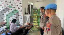 Anggota Polres Kebumen Gelar Donor Darah