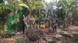 Polisi Bubarkan Arena Judi Sabung Ayam di Sedati, Sidoarjo Samping Kantor BPJS Anggota Polresta Sidoarjo Bakar Peralatan Sambung Ayam di Sedati