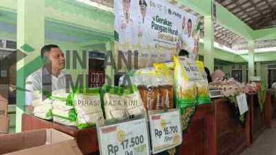 Gerakan Pangan Murah GMP0 di Desa Gadungan Kecamatan Gandusari Kabupaten Blitar