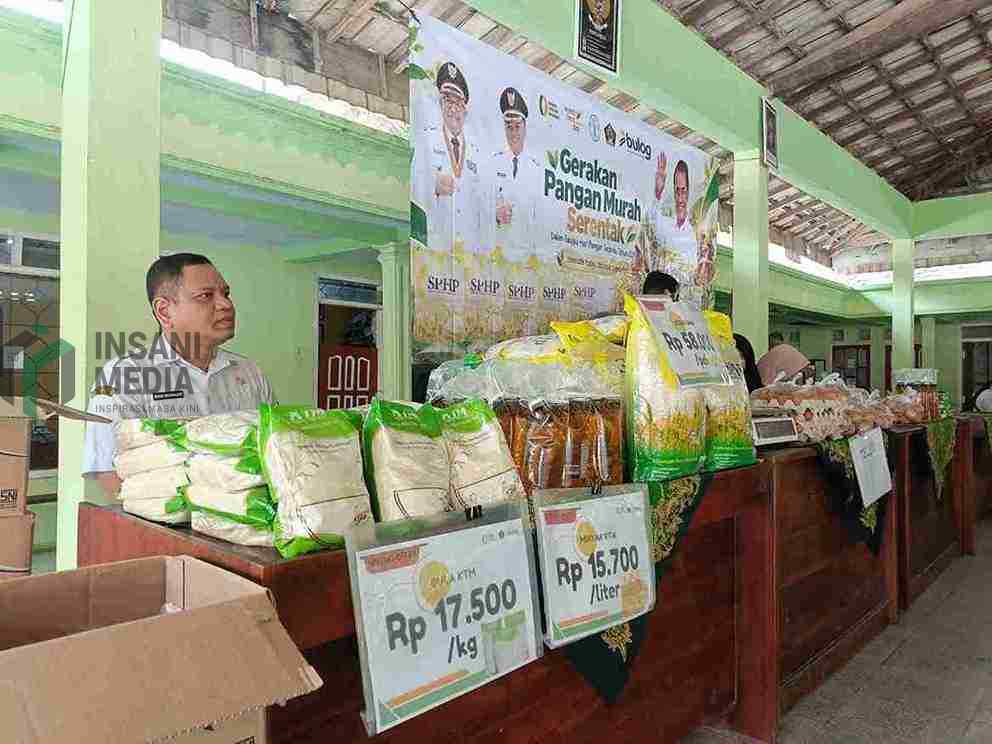 Gerakan Pangan Murah GMP0 di Desa Gadungan Kecamatan Gandusari Kabupaten Blitar