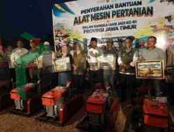 HUT TNI Ke-81, Pemprov Jatim Gelontorkan Combine Harvester di Kabupaten Blitar