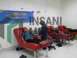HUT Humas Polri ke-75, Humas Polres Kebumen Bersama PMI Gelar Donor Darah untuk Sosial Masyarakat