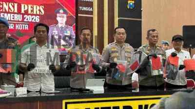 Polres Blitar Kota Ungkap Pencurian, Beras hingga 10 Entok Jadi Barang Bukti 