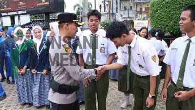 Kapolres Blitar Kota Kalfaris Triwijaya Lalo Membentuk Satgas Polisi Jogo Sekolah