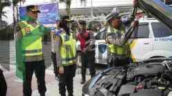 Kapolres Purworejo AKBP Erma Rahayu Kusuma Ningrum Memeriksa Kesiapan Kendaraan untuk Operasi Candi 2026