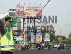Kapolresta Sidoarjo Turun ke Jalan, Atur Lalin Lewat Program Sidoarjo Amankan Sepanjang Jalan