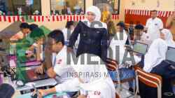 Menjaga Harapan dan Masa Depan Murid Jatim, Gubernur Khofifah Hadir Beri Semangat dan Doa Kesuksesan TKA