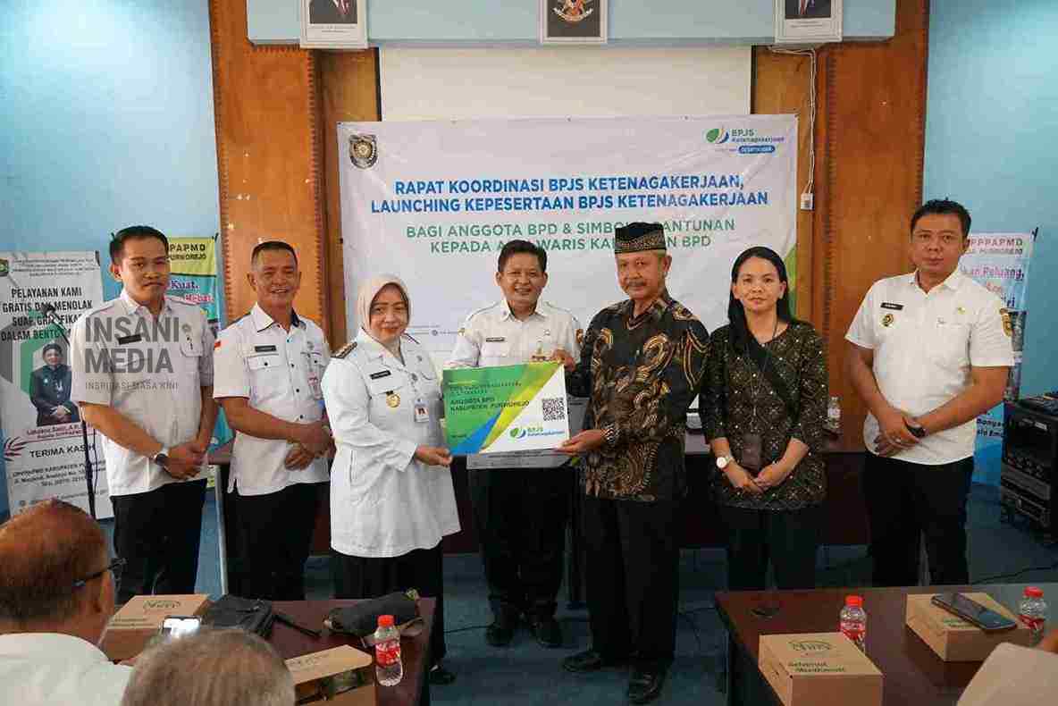 Pemkab Purworejo Meresmikan Program BPJS Ketenagakerjaan bagi Anggota BPD