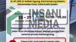 KAI Daop 7 Madiun Perbaiki Empat Perlintasan Kereta di Kediri, Pengguna Jalan Diminta Waspada