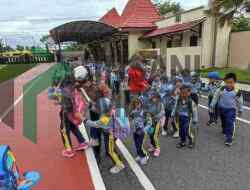 Satlantas Polres Blitar Kenalkan Tertib Berlalu Lintas pada Anak-anak Sejak Dini