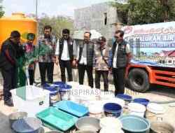 Satresnarkoba Polres Kebumen Salurkan 1.000 Liter Air Bersih ke Pakuran, Bantu Warga Kekeringan Dampak Kemarau Panjang