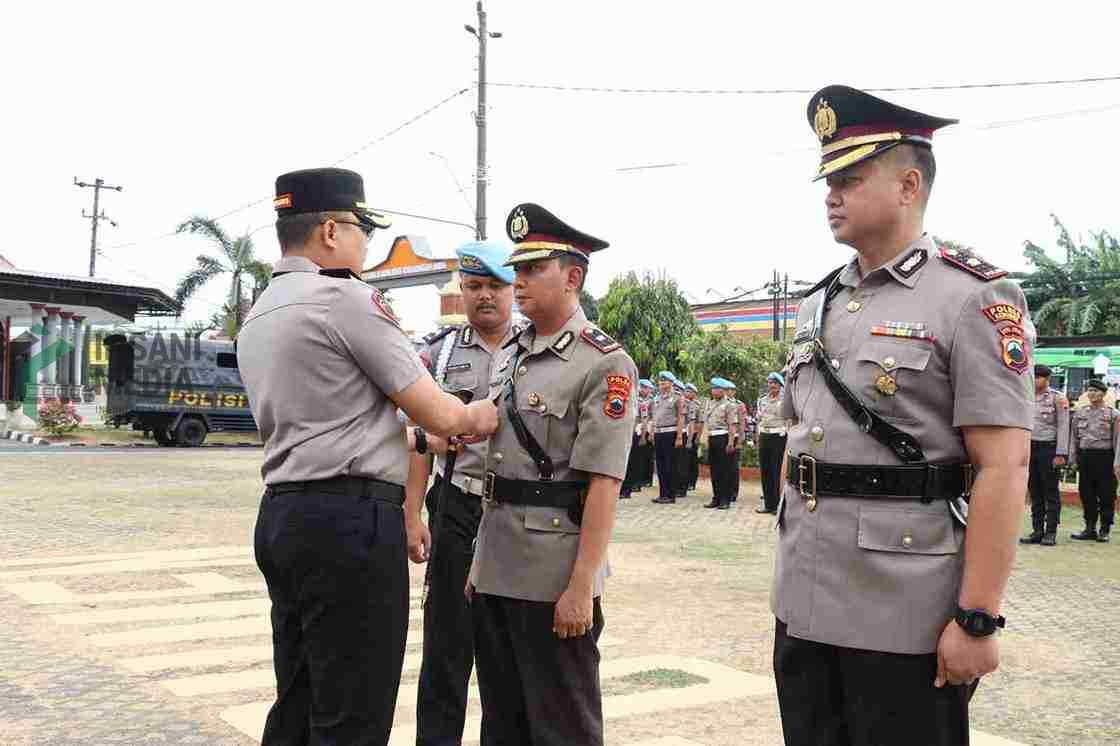 Sertijab Wakapolres Kebumen dan Kasat Narkoba Polres Kebumen