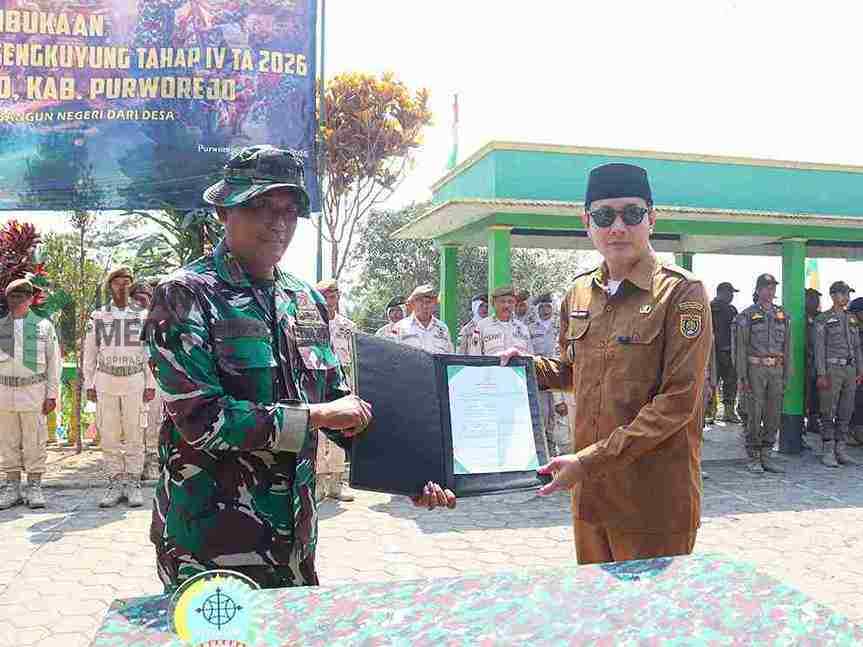 Wakil Bupati Purworejo Dion Agasi Setiabudi TMMD